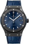 Hublot Herrklocka 542.CM.7170.LR Classic Fusion Blå/Gummi Ø42 mm