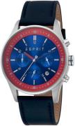 Esprit Herrklocka ES1G209L0025 Blå/Läder Ø42 mm