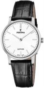 Festina Damklocka F20013-1 Vit/Läder Ø29 mm