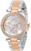 Invicta Damklocka 30648 Bolt Vit/Roséguldstonat stål Ø36 mm