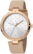 Esprit Damklocka ES1L214L0035 Silverfärgad/Läder Ø38 mm