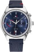 Tommy Hilfiger Herrklocka 1791728 Bennett Blå/Läder Ø45 mm