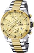 Festina Herrklocka F20562-1 Sport Gulguldstonad/Gulguldtonat stål