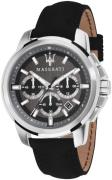 Maserati Herrklocka R8871621006 Successo Grå/Läder Ø44 mm