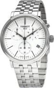 Tissot Herrklocka T122.417.11.011.00 Carson Vit/Stål Ø41 mm