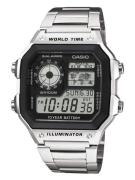 Casio Herrklocka AE-1200WHD-1AVEF Collection LCD/Stål 42x42 mm