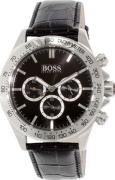 Hugo Boss Herrklocka 1513178 Ikon Svart/Läder Ø44 mm