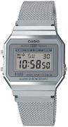 Casio Herrklocka A700WEM-7AEF Collection LCD/Stål