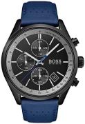 Hugo Boss Herrklocka 1513563 Svart/Läder Ø44 mm