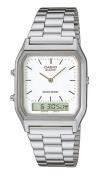 Casio Herrklocka AQ-230A-7DMQYES Collection Vit/Stål 38.8x27.8 mm