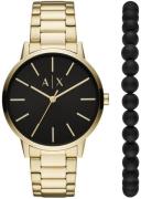 Armani Exchange Herrklocka AX7119 Cayde Svart/Guldtonat stål Ø42 mm