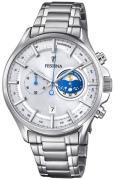 Festina Herrklocka F6852-1 Sport Silverfärgad/Stål Ø43 mm