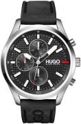 Hugo Boss Herrklocka 1530161 Chase Svart/Läder Ø46 mm