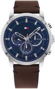 Tommy Hilfiger Herrklocka 1791797 Blå/Läder Ø46 mm