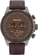 Police Herrklocka PL15970JSUBZ.12 Belmont Brun/Läder Ø52 mm