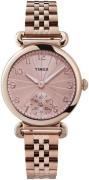 Timex Damklocka TW2T88500 Roséguldstonad/Roséguldstonat stål Ø33