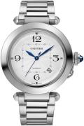 Cartier Herrklocka WSPA0009 Pasha De Silverfärgad/Stål Ø41 mm