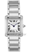 Cartier Damklocka W51008Q3 Tank Francaise Small Silverfärgad/Stål