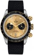 Tudor M79363N-0006 Black Bay Chrono Champagnefärgad/Textil Ø41 mm