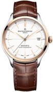 Baume & Mercier Herrklocka MOA10519 Clifton Vit/Läder Ø40 mm