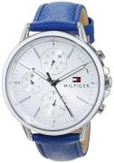 Tommy Hilfiger Damklocka 1781791 Sport Silverfärgad/Läder Ø41 mm