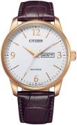 Citizen Herrklocka BM8553-16AE Eco Drive 180 Vit/Läder Ø41.8 mm