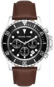 Michael Kors Herrklocka MK9054 Everest Svart/Läder Ø45 mm