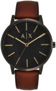 Armani Exchange Herrklocka AX2706 Cayde Svart/Läder Ø42 mm