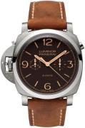 Panerai Herrklocka PAM00579 Luminor Brun/Läder Ø47 mm