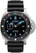 Panerai Herrklocka PAM00799 Luminor Svart/Gummi Ø47 mm