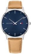 Tommy Hilfiger Herrklocka 1791652 Blå/Läder Ø41 mm