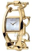 Gucci Damklocka YA123504 Chiodo Vit/18 karat gult guld 23x21 mm