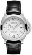 Panerai PAM01371 Luminor Vit/Läder Ø40 mm