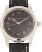 Hamilton Herrklocka H70605731 Svart/Läder Ø42 mm