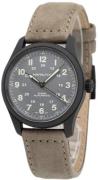 Hamilton Herrklocka H70215880 Khaki Field Grå/Läder Ø38 mm