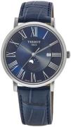 Tissot Herrklocka T122.423.16.043.00 Carson Blå/Läder Ø40 mm