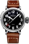 Zenith Herrklocka 03.2430.693-21.C723 Pilot Svart/Läder Ø48 mm