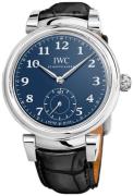 IWC Herrklocka IW358102 Da Vinci Blå/Läder Ø40 mm