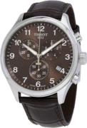 Tissot Herrklocka T116.617.16.297.00 Chrono Xl Brun/Läder Ø45 mm