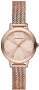 Emporio Armani Damklocka AR11512 Cleo Roséguldstonad/Roséguldstonat