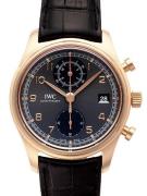 IWC Herrklocka IW390405 Portuguese Grå/Läder Ø42 mm