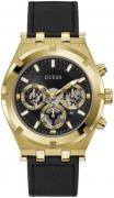 Guess Herrklocka GW0262G2 Svart/Läder Ø44 mm