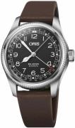 Oris Herrklocka 01 754 7785 4084-Set Big Crown Svart/Läder Ø40 mm