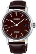 Seiko Herrklocka SPB115J1 Presage Brun/Läder Ø39.9 mm