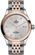 Tudor 1926 Damklocka M91351-0002 Silverfärgad/Roséguldstonat stål