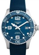 Longines L3.780.4.96.9 HydroConquest Blå/Gummi Ø39 mm