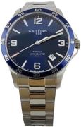 Certina Herrklocka C033.851.44.047.00 DS 8 Blå/Titan Ø41.5 mm