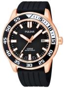 Pulsar Herrklocka PS9114X1 Dress Svart/Gummi Ø44 mm