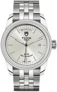 Tudor Herrklocka M56000-0005 Glamour Day-Date Silverfärgad/Stål