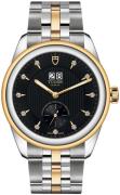 Tudor Herrklocka M57103-0004 Glamour Double Date Svart/Gulguldtonat